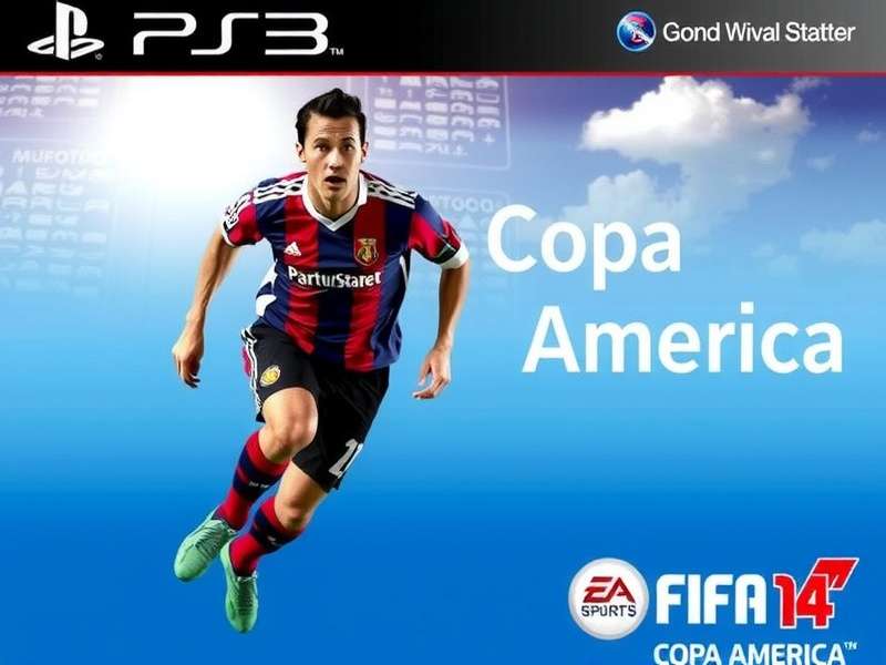 FIFA 14 Copa America Game Cover FIFA 14 Copa America Cover
